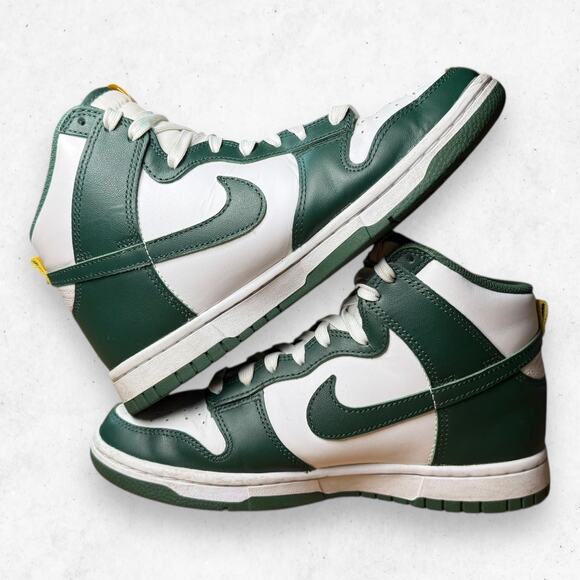 Nike Dunk High Size 7 Australia Noble Green University Gold DD1399-300 NWOB - Picture 4 of 8